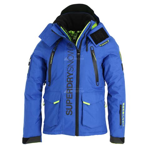 Superdry Ultimate Snow Rescue Ski Jacket Men Cobalt Blue