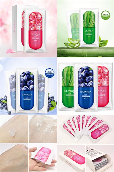 face care skin care puffiness facial masks aloe vera cherry blossom jelly essence blueberry