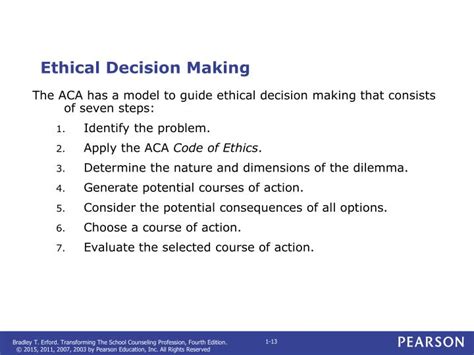 If the decisions at hand are a simple matter of right and wrong, no process of ethical decision making is required. PPT - CHAPTER 7: Ethical, Legal, and Professional Issues ...