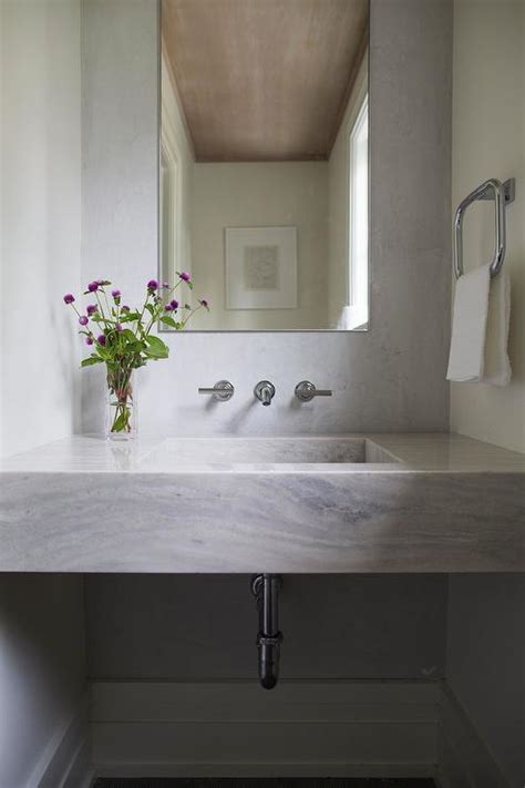 Grey marble ibyza wash basin stone bathroom basin 40 cm ( wa002 ) £109.99. Marble Sink - Contemporary - bathroom - Jackson Paige Interiors