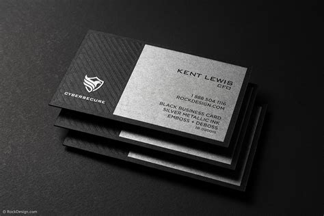 Shop exclusive 123print® business cards. FREE Bold & Modern Custom Embossed Black Business Card ...