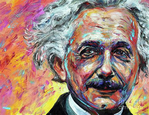Albert Einstein Painting By Natasha Mylius Fine Art America