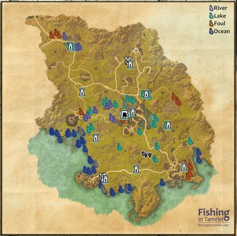 Aldmeri Dominion Fishing Maps Fishing In Tamriel