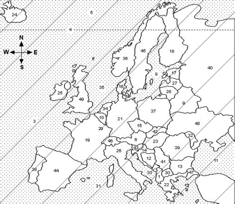 Europe countries and capitals map quizlet. Blank Map Worksheet With Answers