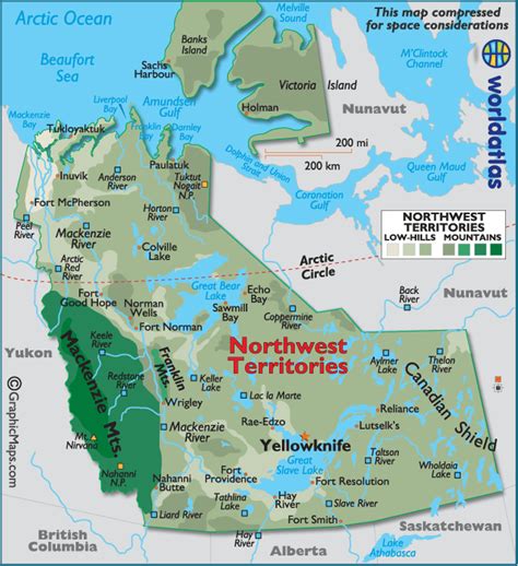 Northwest Territories Maps And Facts Northwest Territories North West