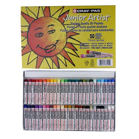 Sakura Cray Pas Junior Artist Oil Pastel 50 Color Set Risd Store