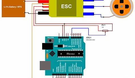 esc schematic for brushless motor