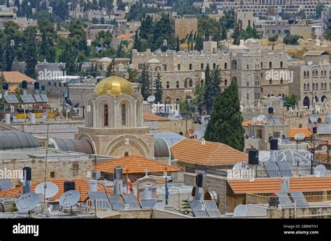 Greek Orthodox Patriarch Palace In Jerusalem Stock Photo Alamy