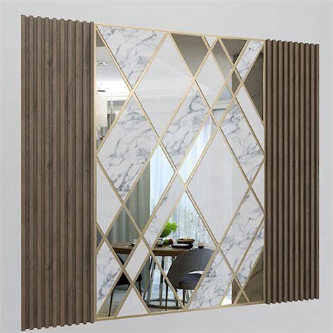 Mirror Wall Design For Living Room