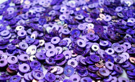 Violet Beads And Sequins Photograph By Sumit Mehndiratta