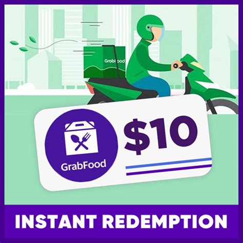 Qoo10 10 Grab Food Voucher Instant Redemption Top Up And T Card