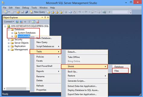 How To Empty And Delete SQL Server Log File