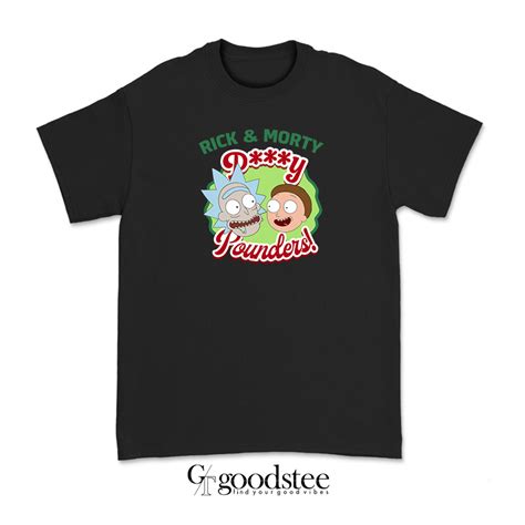 Rick And Morty Pussy Pounders T Shirt Good Quality