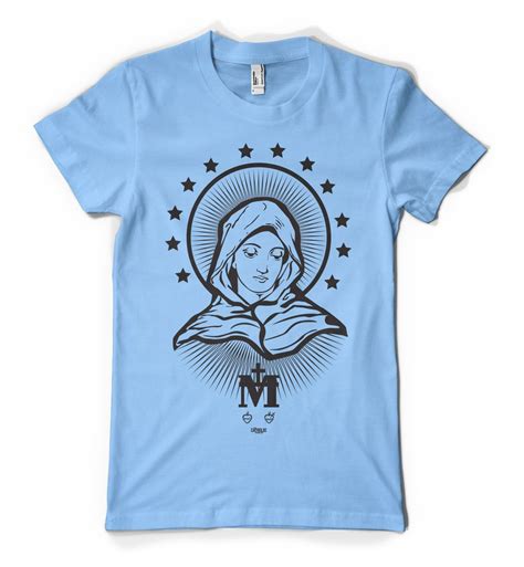 Blessed Virgin Mary Tshirt My Catholic Tshirt Catholic T Shirts