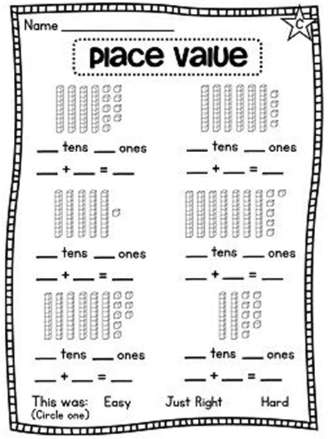 Download the ones, tens, hundreds worksheets. First Grade Math Unit 9 Place Value | Place value ...