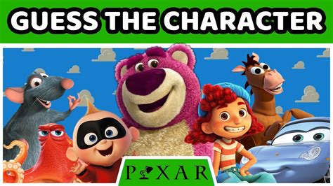 Can You Guess The Disney Pixar Character Part 2 Disney Quiz Youtube