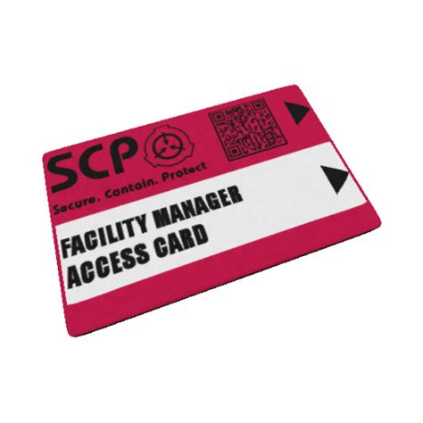 Filefacility Manager Keycard4png Scp Secret Laboratory English