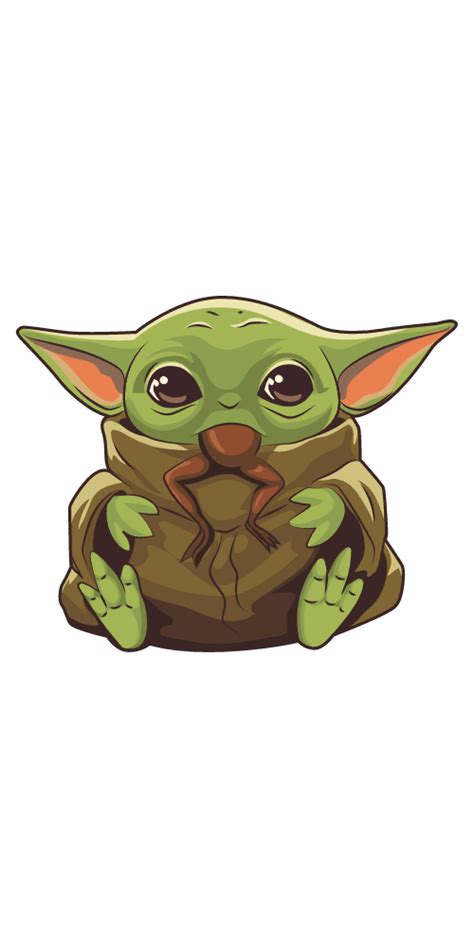 Baby Yoda Clip Art Transparent Png Baby Yoda Cute Alien Etsy Artofit