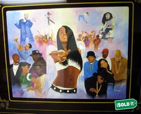 Kolongi Brathwaite Hip Hop Heaven Fine Art Print Custom Framed 45x355