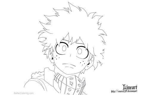 Awasome My Hero Academia Coloring Pages Deku Ideas The Best Porn Website