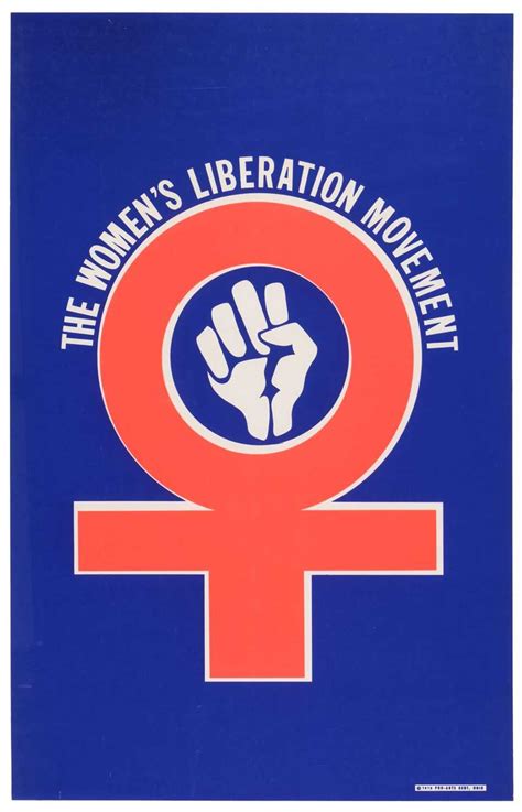 Lot 428 Women S Liberation Poster Women S