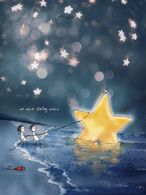 We Save Sinking Stars Art And Illustration Art Fantaisiste