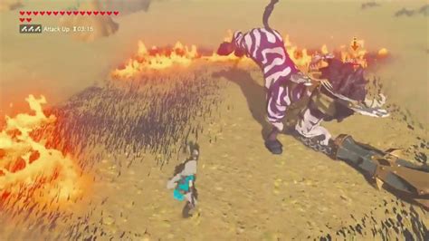 Zelda Breath Of The Wild How To Defeat Clubbed Lynel With Crouch