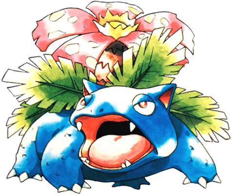 Venusaur Artwork For Pokemonblue By Ken Sugimori