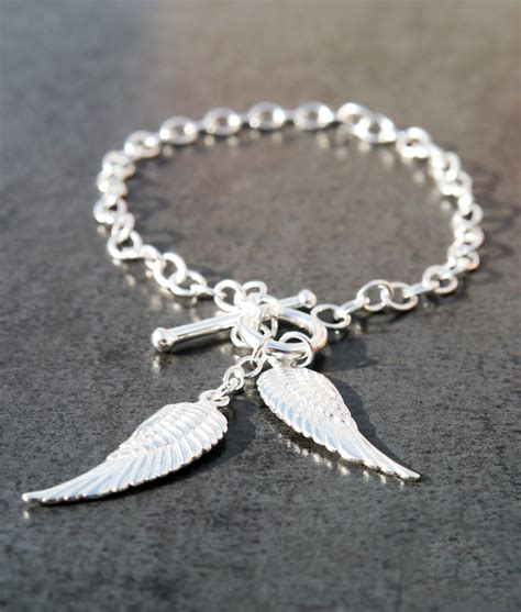 Buy Sterling Silver Angel Wings Bracelet