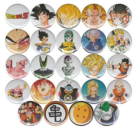 Buy Set Of 24 Dragon Ball Z 1 Pinsbuttonsbadges Online At