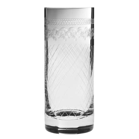 This Classic Glass Has A Heavy Base And A Unique Etched Design Perfect