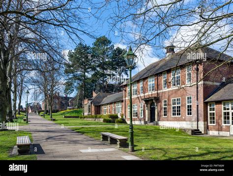 Bournville Village Green With The Day Continuation School On The Right