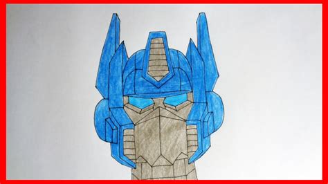 How To Draw Optimus Prime Transformers Youtube