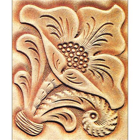 All leather carving begins with basic western floral carving. Basic Floral How To | Leather tooling patterns, Leather ...
