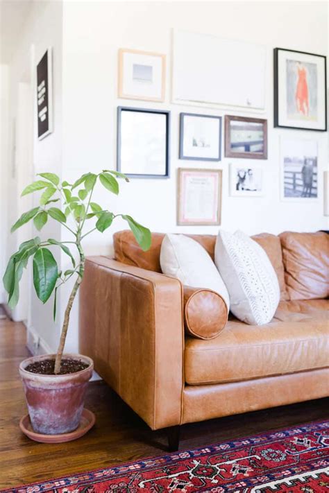 Brown Leather Couch Living Room Inspiration An