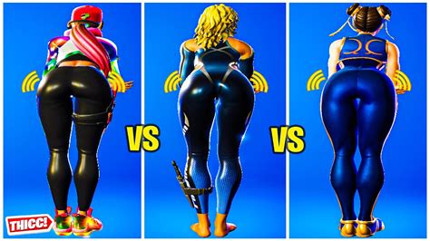 Fortnite Loserfruit Vs Medley Vs Chun Li Emote Battle Thicc 🍑😘 Medley Descent Sytle 😍 Who Won