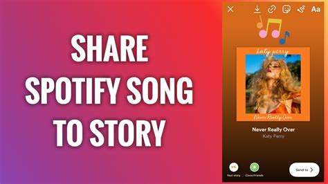 How To Share Spotify Song To Instagram Story Youtube