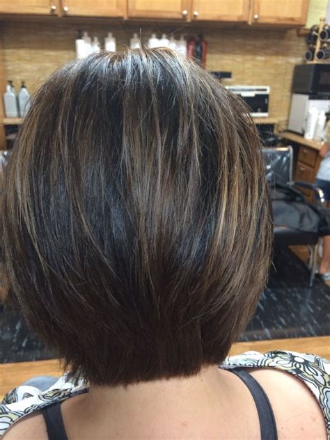 Tapered Bob With Fringe Wavy Haircut
