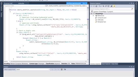 Smarty Php Template Engine In Visual Studio Youtube
