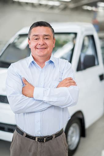 Man Buying A Small Truck Stock Photo Download Image Now Truck Car