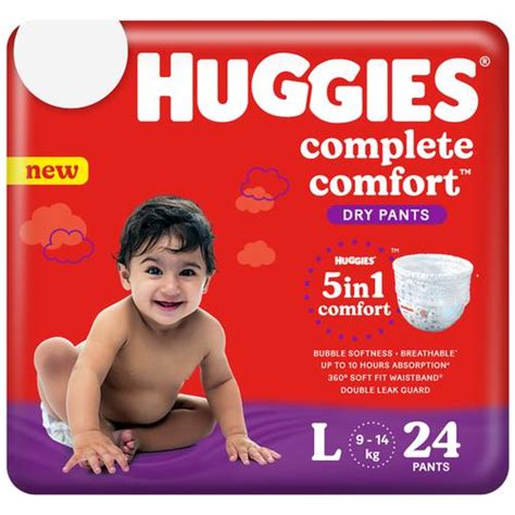 Buy Huggies Complete Comfort Dry Pants Large L Size Baby Diaper Pants