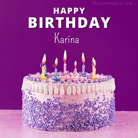 100 Hd Happy Birthday Karina Cake Images And Shayari