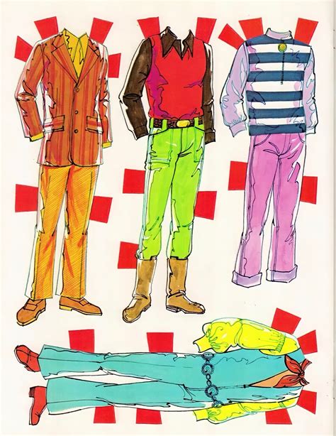 Paper Dolls As Fashion History The Brady Bunch Paper Dolls Part 2