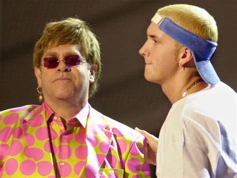 ‘i Got This Package From Eminem’ Slim Shady’s X Rated Wedding T To Elton John Perthnow