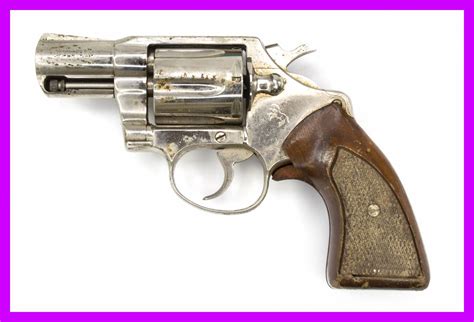 Colt Revolver Detective Special 38 Special 2 Barrel Nickel
