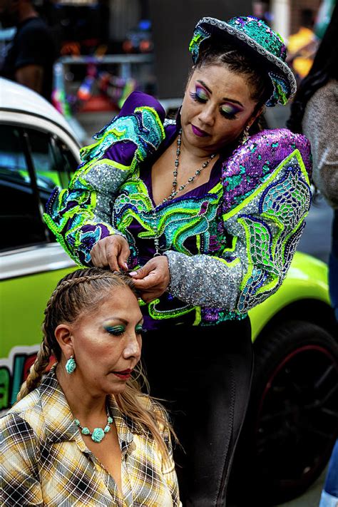 Mexican Day Parade Nyc 2022 Hair Styling Photograph By Robert Ullmann Fine Art America