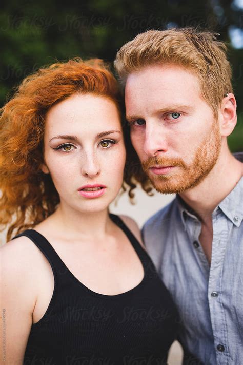 Ginger Couple Portrait By Jovana Rikalo