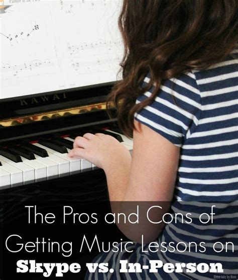Learning music takes time and effort; The Pros and Cons of Getting Music Lessons on Skype vs. In-Person | Music lessons for kids ...