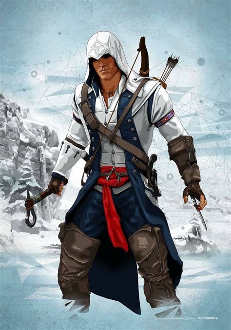 Assassins Creed Connor Avec Images Assassins Creed Assassin Dessin