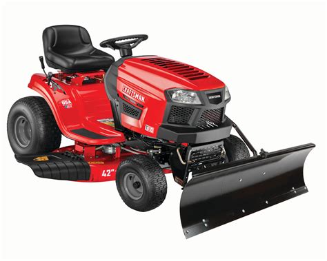 Craftsman Riding Lawn Mower With Snow Plow Ubicaciondepersonascdmx